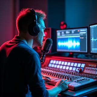 Radioannonsering med kreativ innspillingsprosess